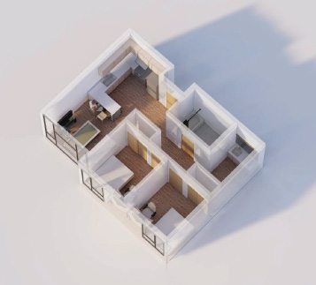 Verano 8 Apartment Layout for 2 Bedroom Floor Plan