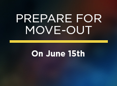 Prepare for Move Out June 15th